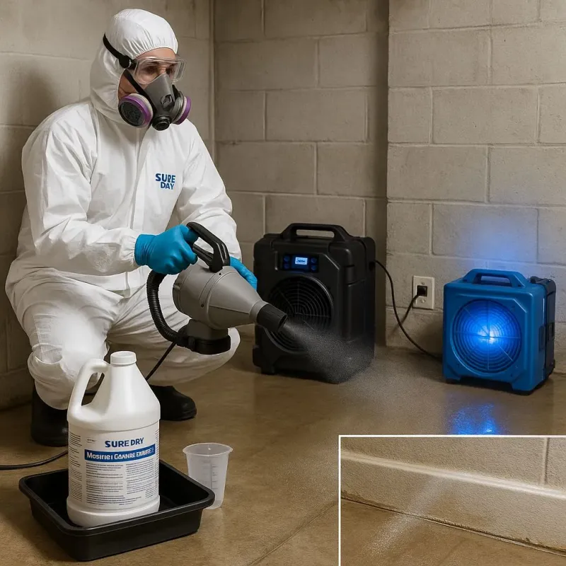 Sanitization and Odor Removal process in Effingham, NH